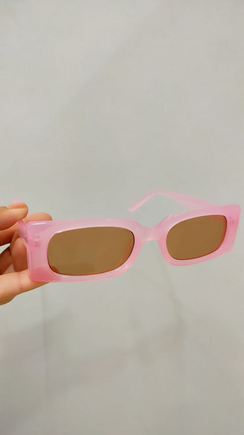 Rectangular Retro Narrow Sunglasses